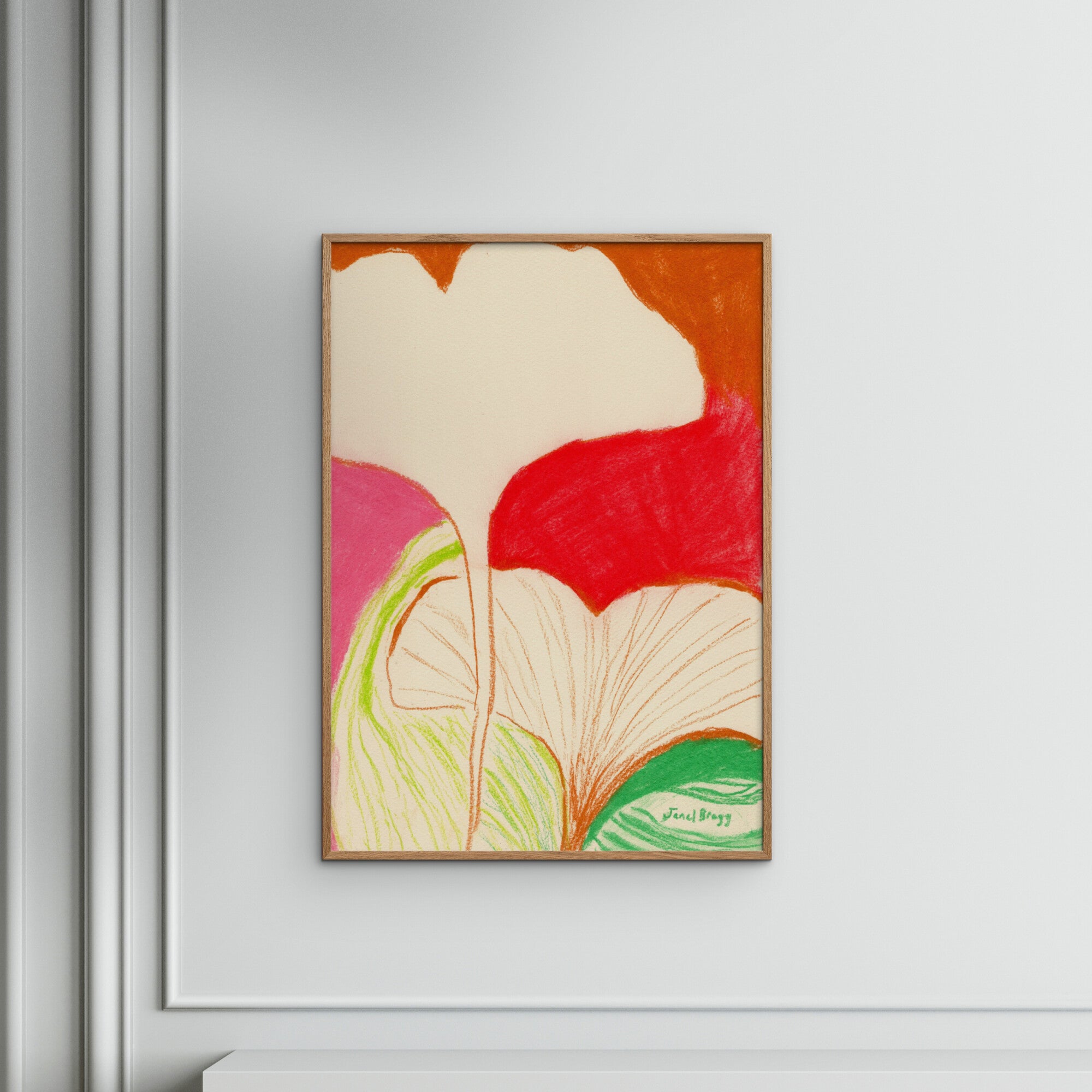 Janel Bragg - Ginkgo Leaves In Color I