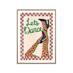 Violets Print House - Lets Dance Blue And Green Print