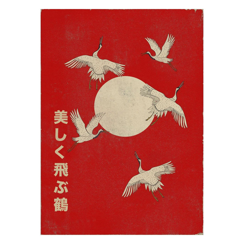 Nicholas - Cranes And Red Sun