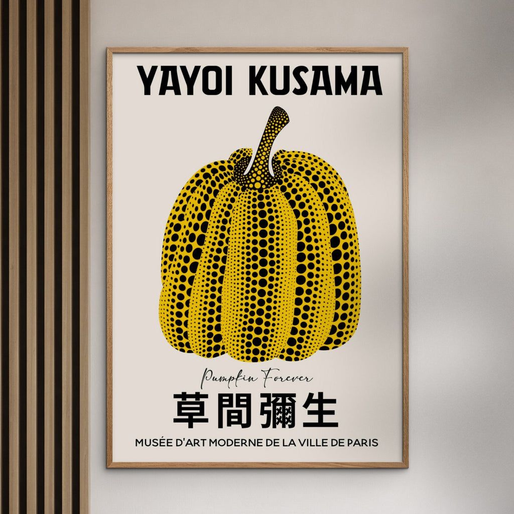 Citatplakat - Pumpkin - Yayoi Kusama Art Poster