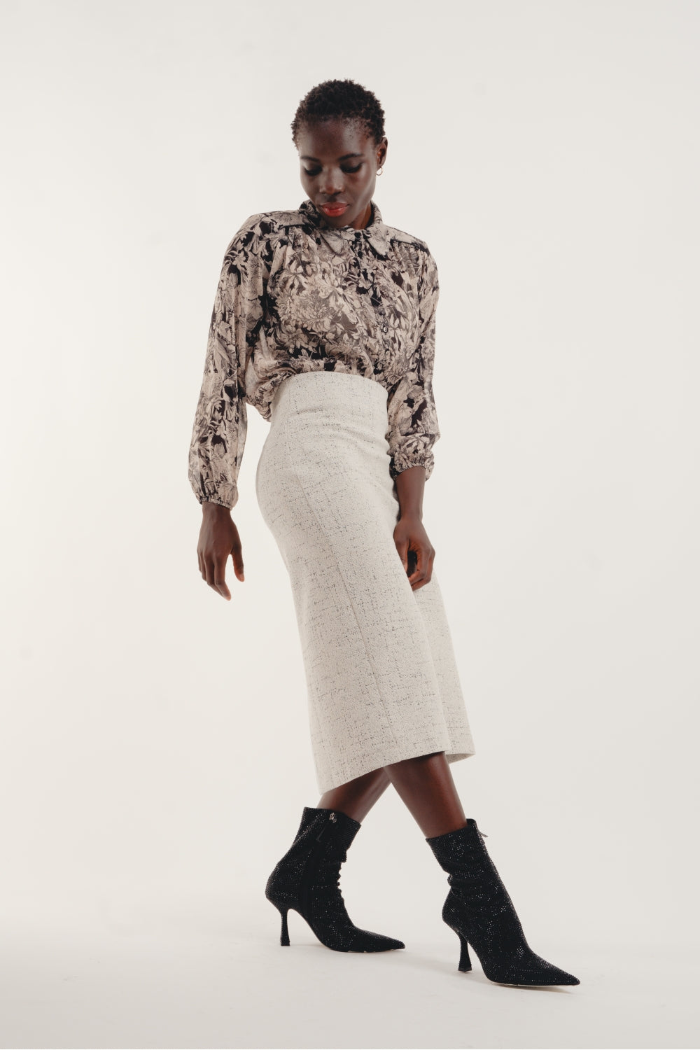 The Liza White Skirt