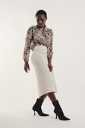 The Liza White Skirt