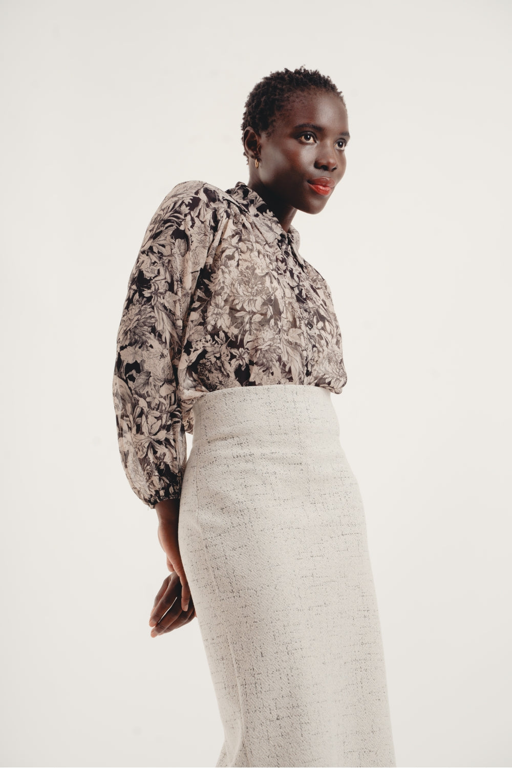 The Liza White Skirt