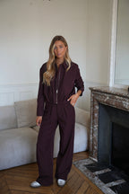 Veste Zippée Jamy - Prune