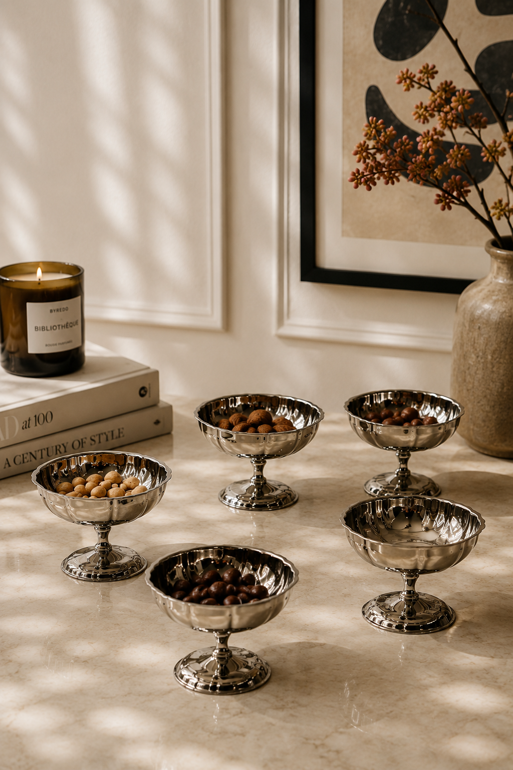 Set of 6 Stainless Steel Bowls