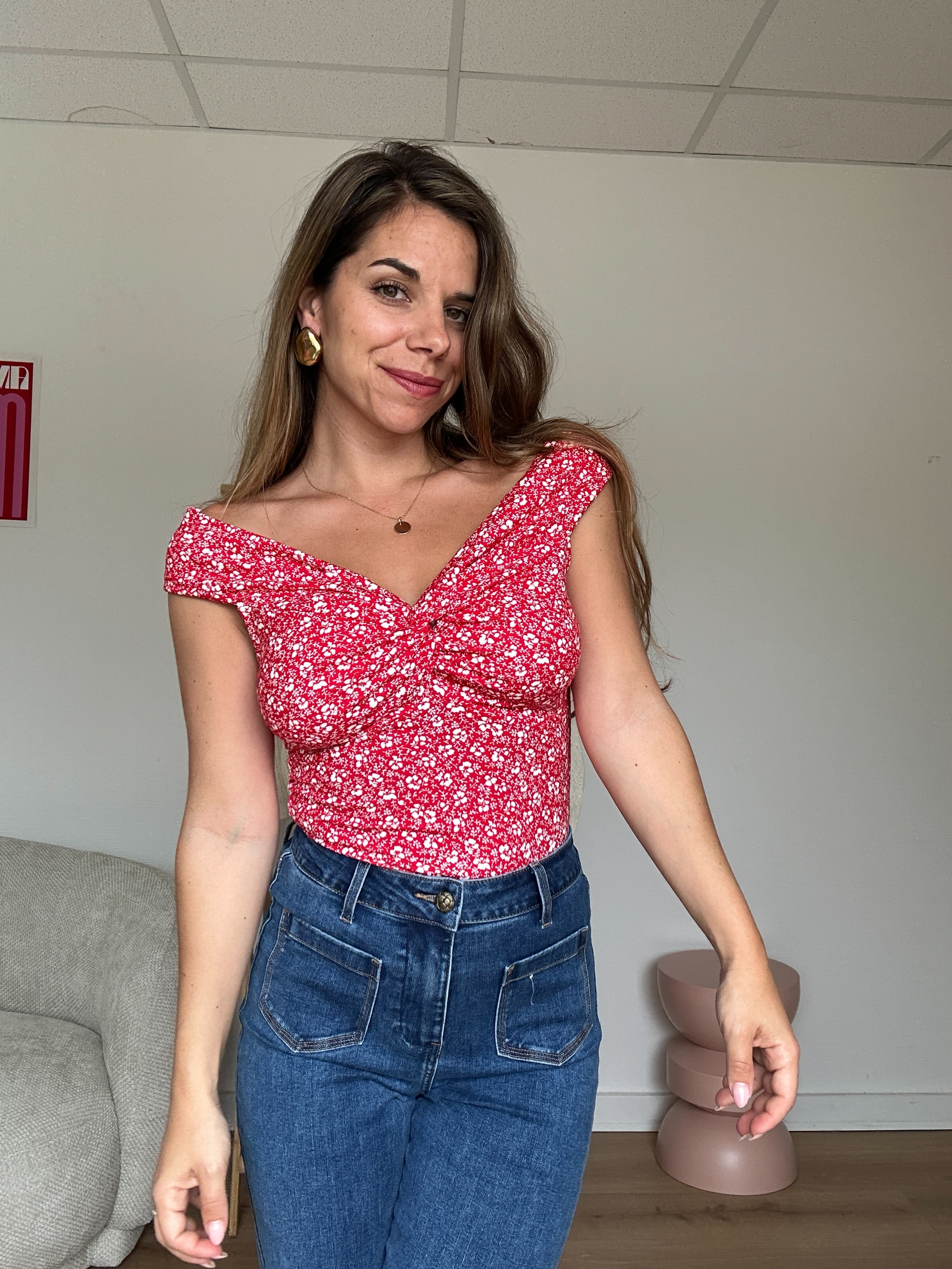 Lina Floral Top