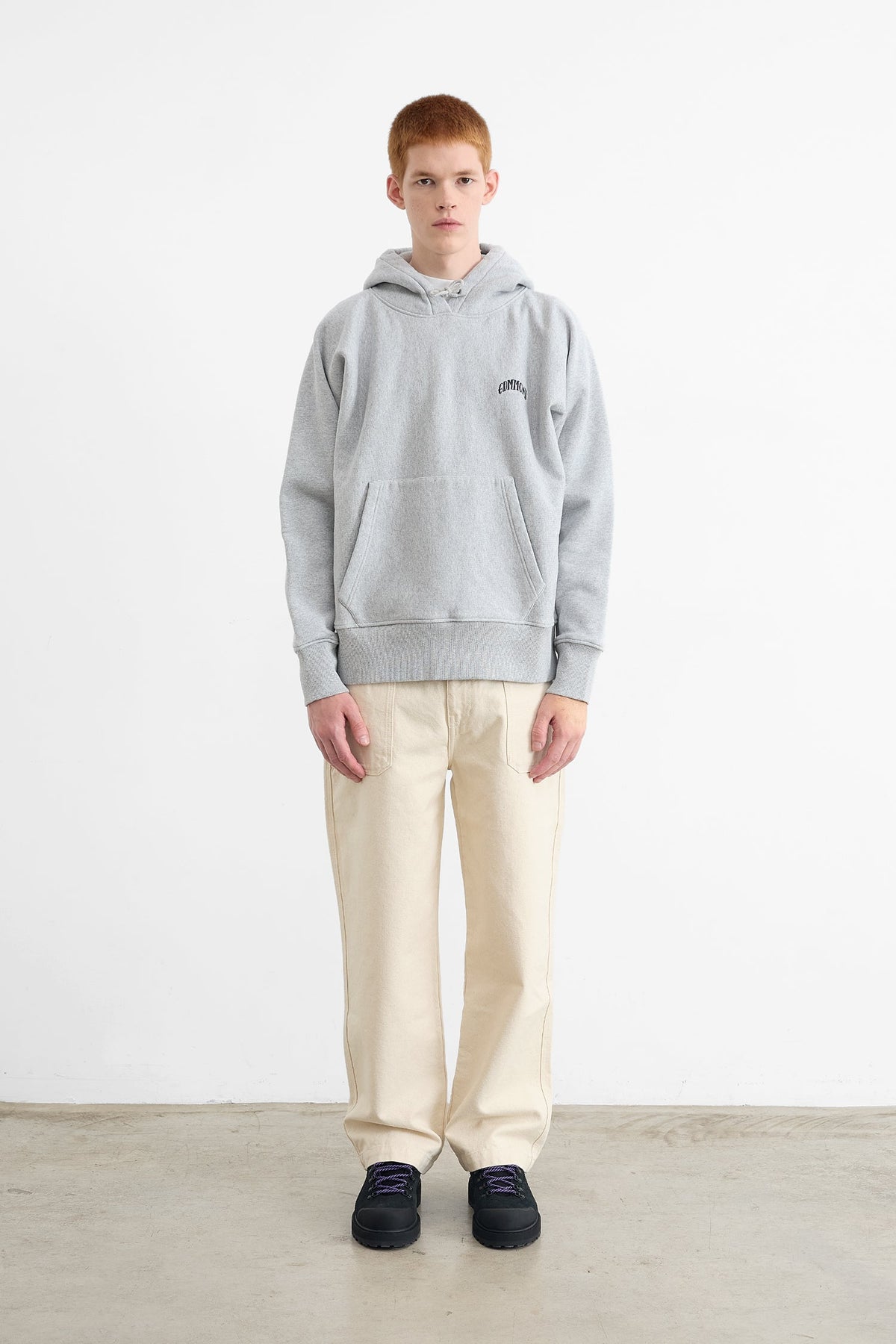 Core Logo Plain Sweatshirt Heather Gray