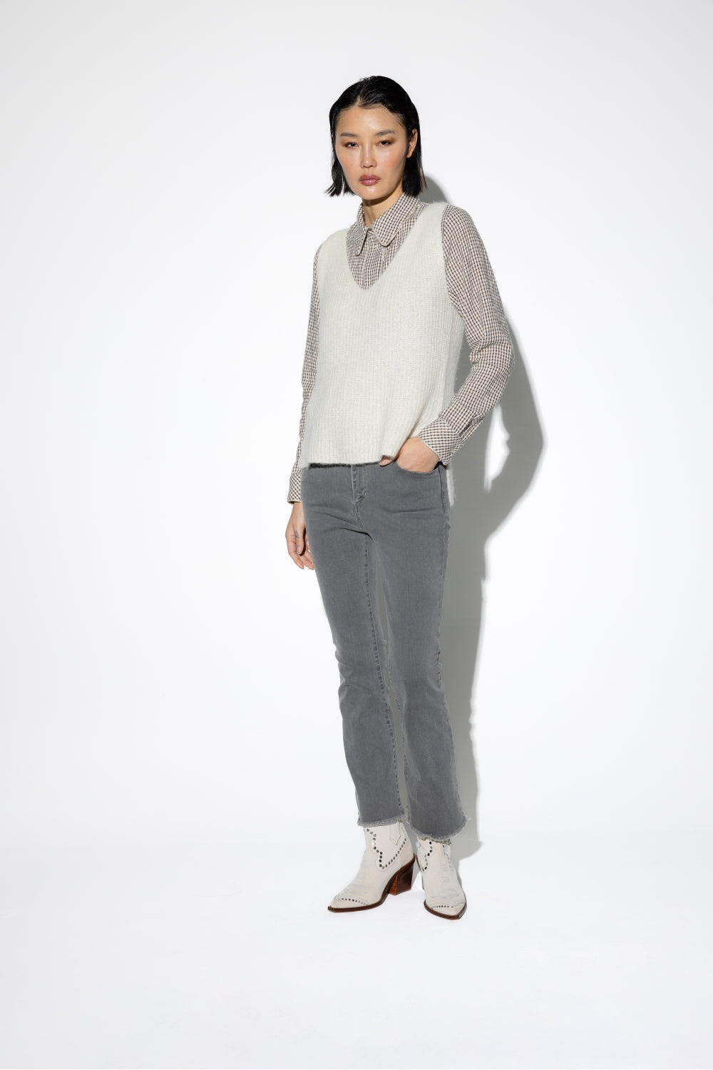 Jersey de Punto Romy Sm Blanca - Blanco