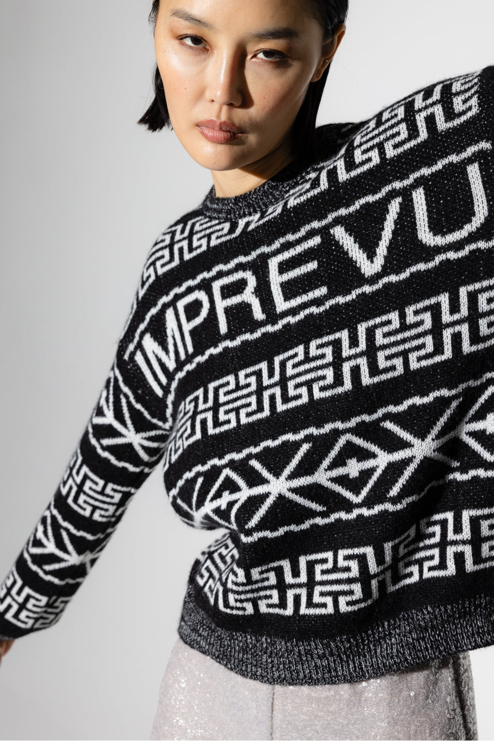 The Ernest Imprevu Black Knit