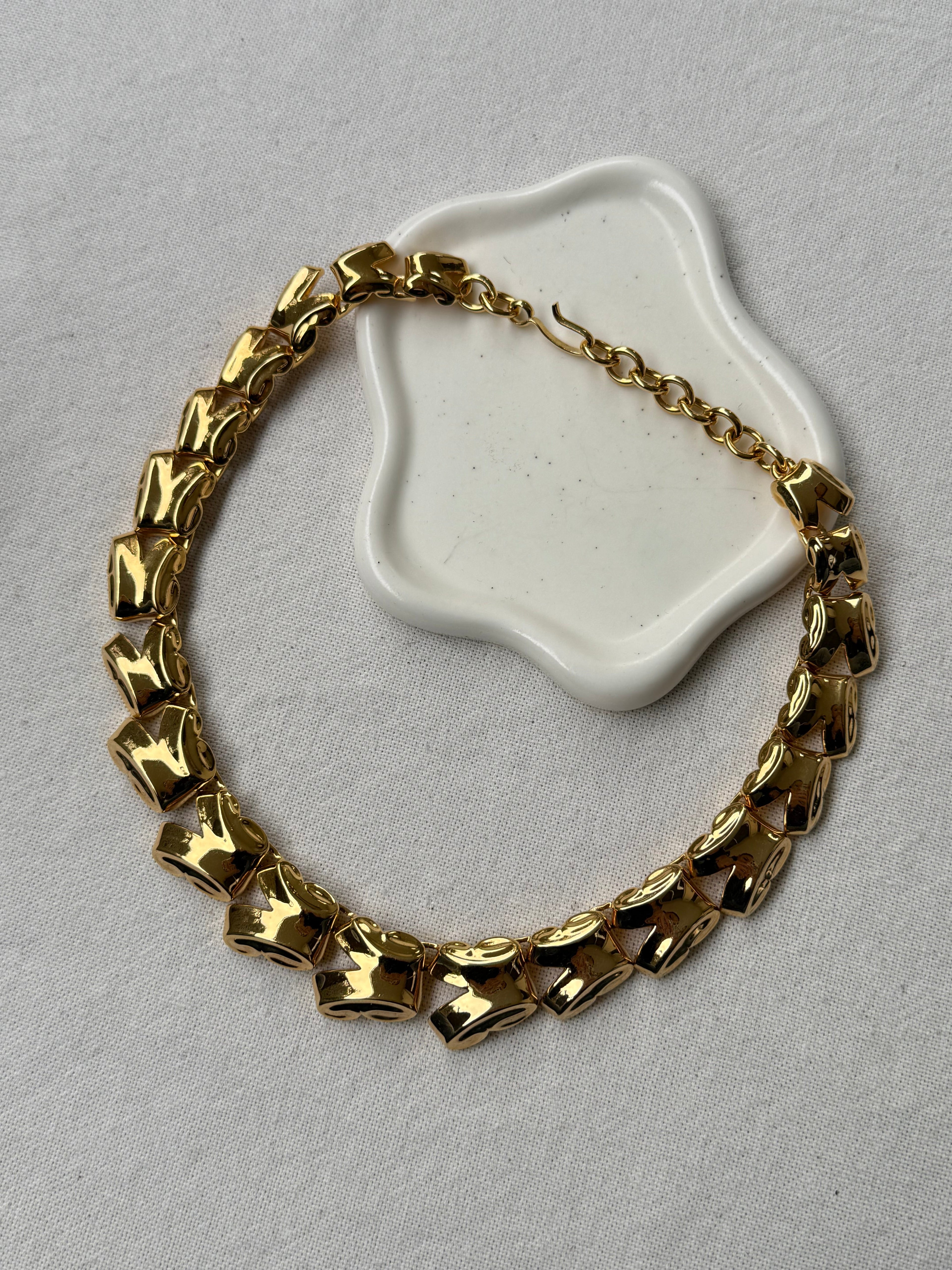 Collar Monet Vintage - Malla Rectangular