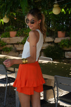 Yara Sequin Top - White