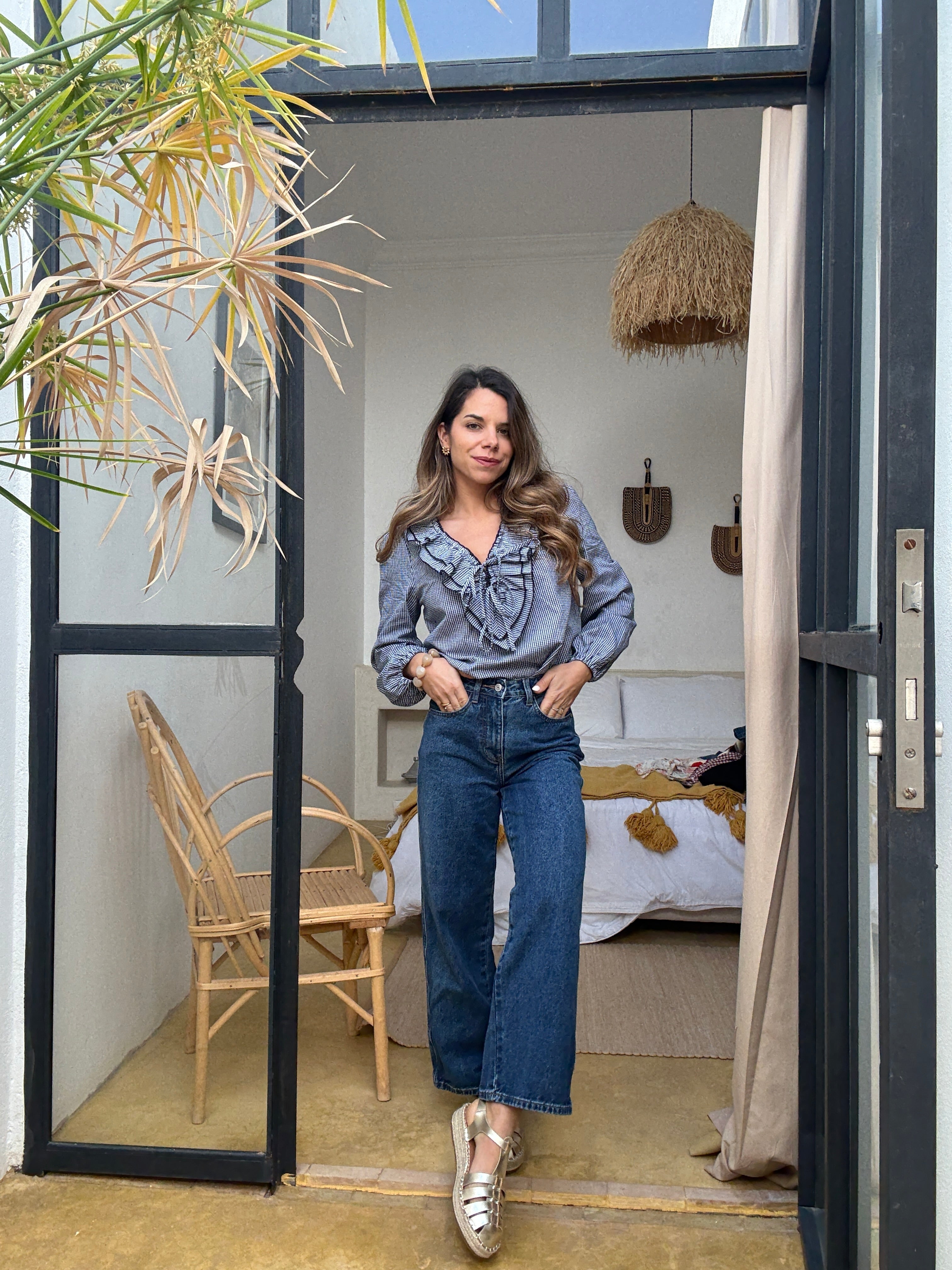 Blouse Stella Vichy Bleu Marine