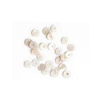 20 Perles Intercalaires Rondelles Heishi En Nacre Véritable - 6 Mm