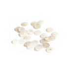 20 Perles Intercalaires Rondelles Heishi En Nacre Véritable - 6 Mm