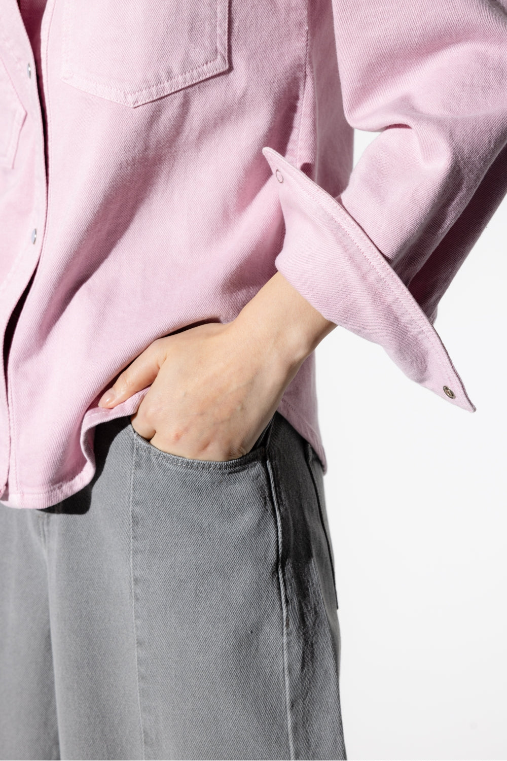 La Sur-Chemise Jacob Eco Jean Pink