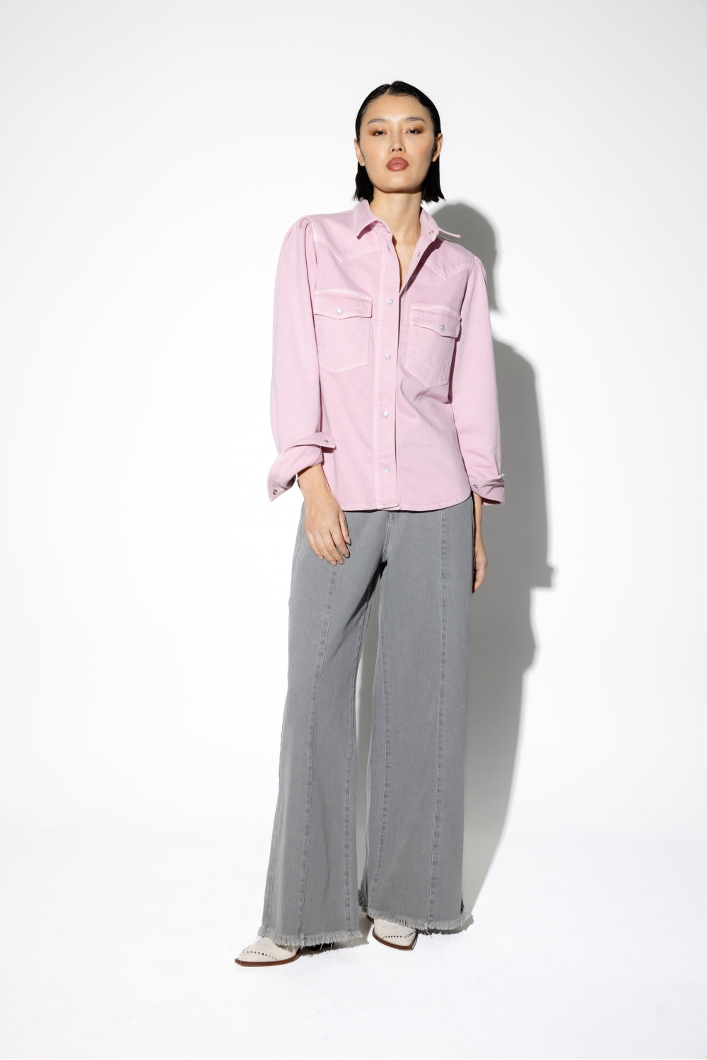 La Sur-Chemise Jacob Eco Jean Pink