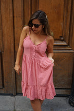 Vestido Léonie Bois De - Rosa