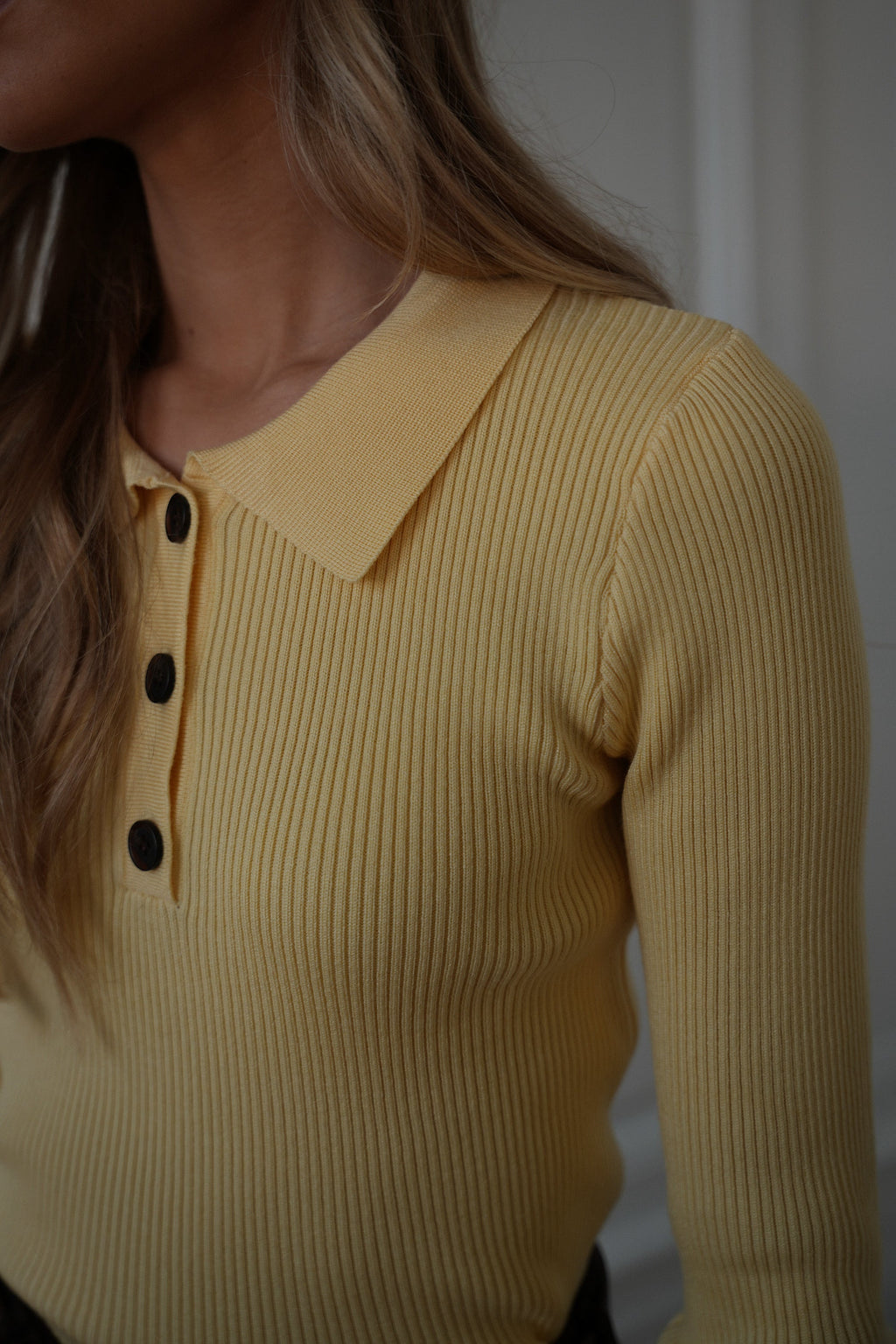Jersey fino Marissa - Amarillo