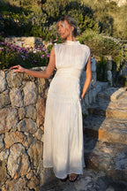 Robe Longue Anita - Crème