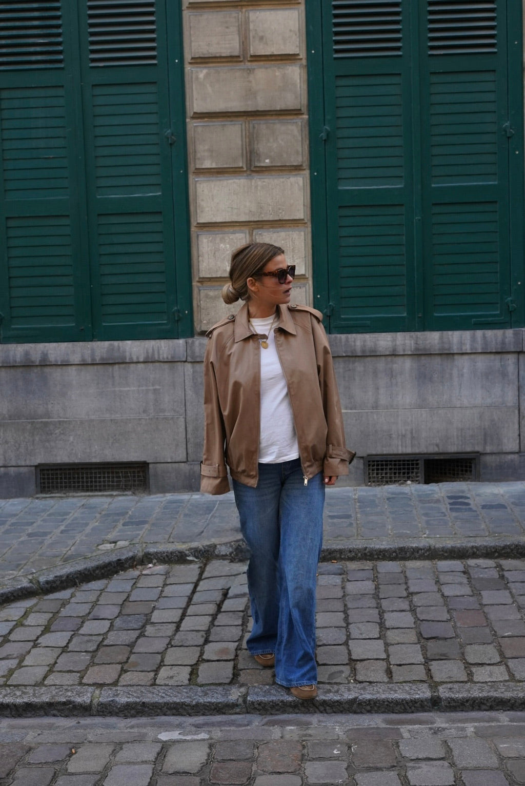 Bombers Louis Taupe