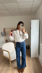 Camisa Garance Con Volantes Y Corazón