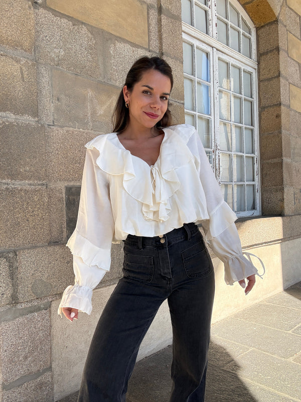 Blouse Iris Écru