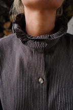 Lou Brown Stripe Overshirt