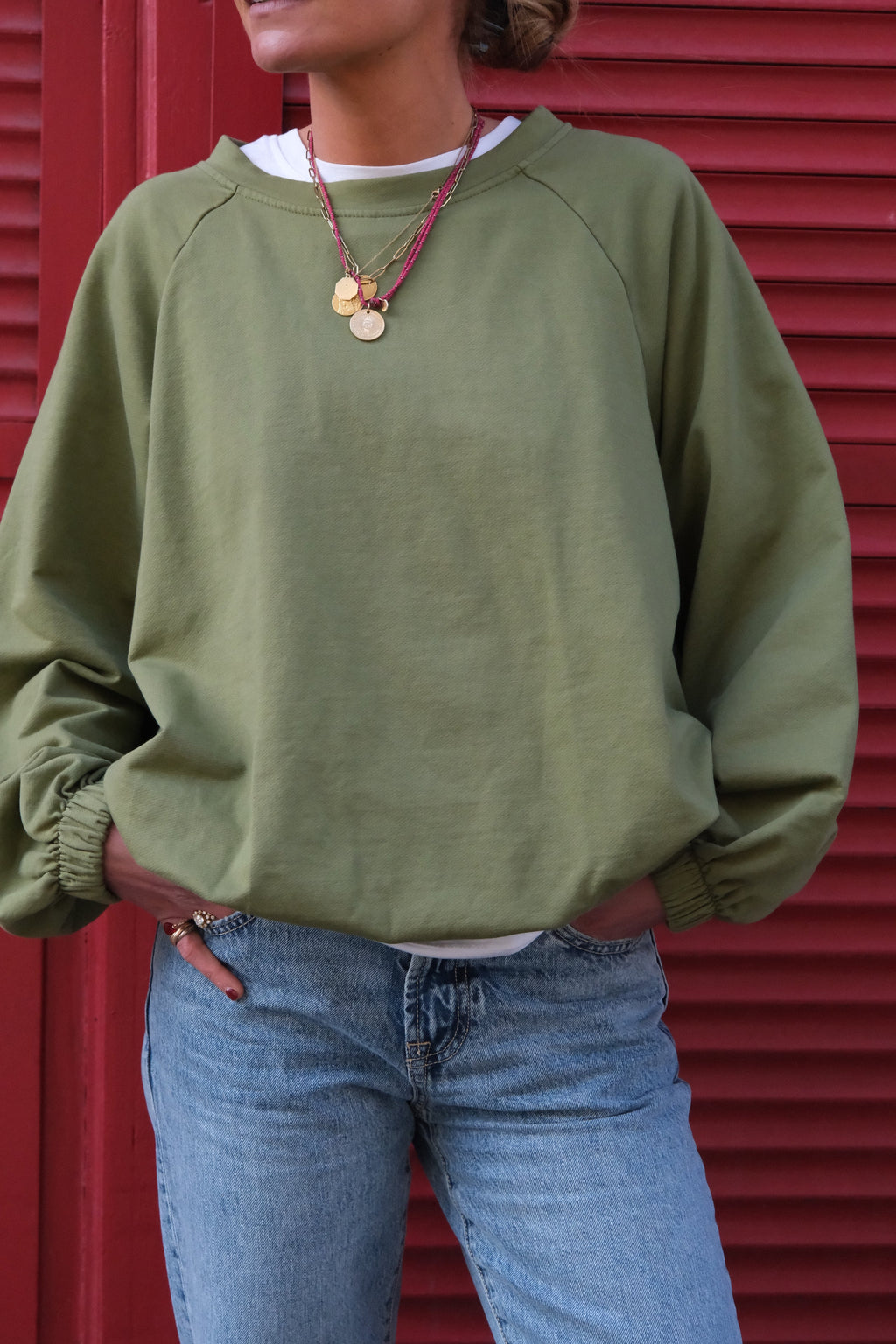 Sudadera Arthus Caqui