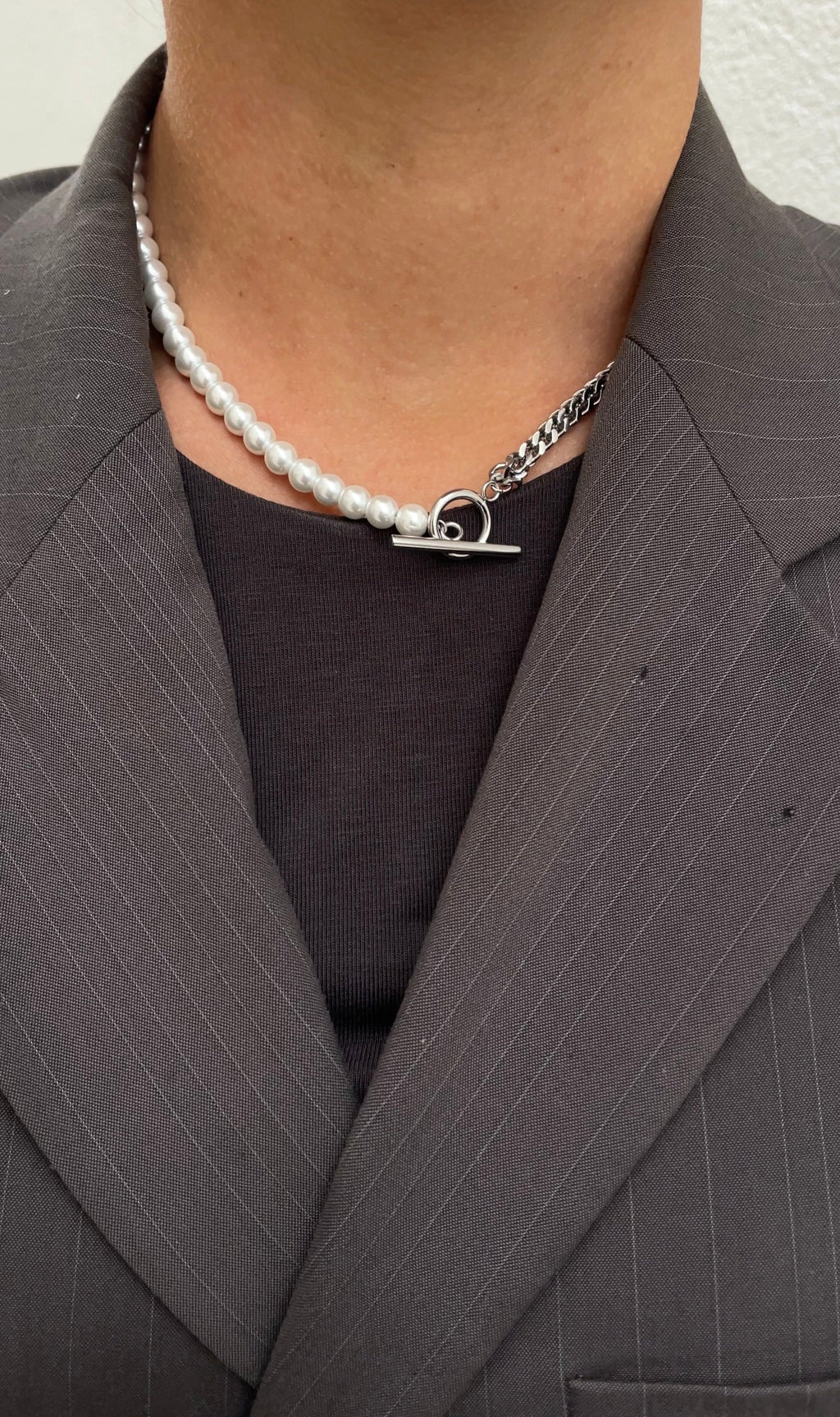 Halskette Pearl X Chain
