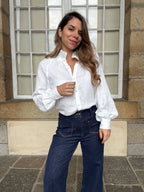 Blusa Léonie Blanca