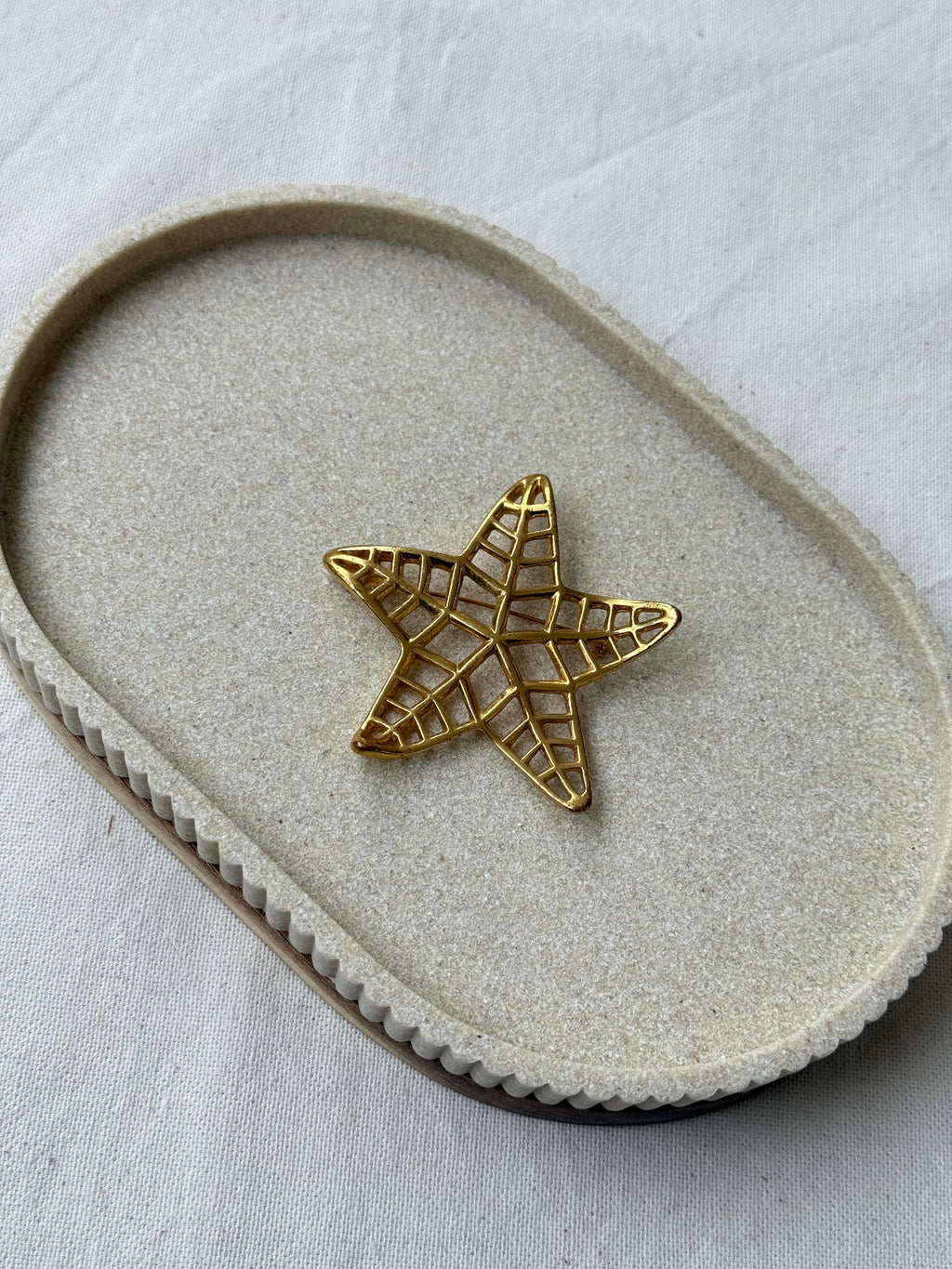 Vintage Brooch - Openwork Star