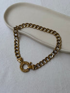 Collier Agatha Vintage - Maille Dorée