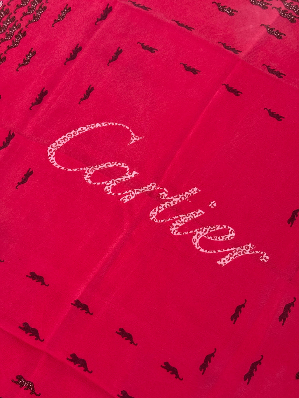 Cartier Scarf – Panther Patterns