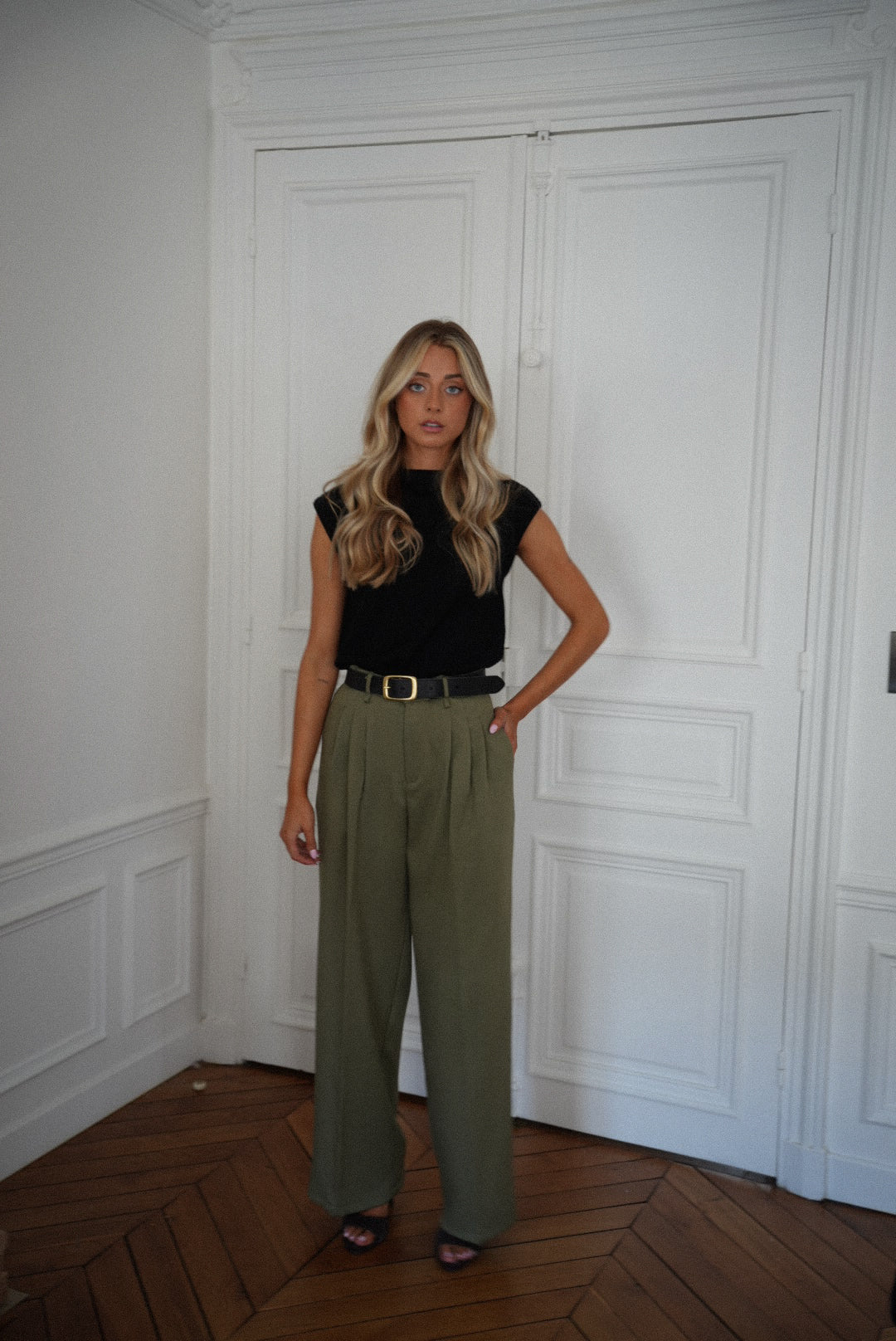 Pantalon Droit Achille - Kaki