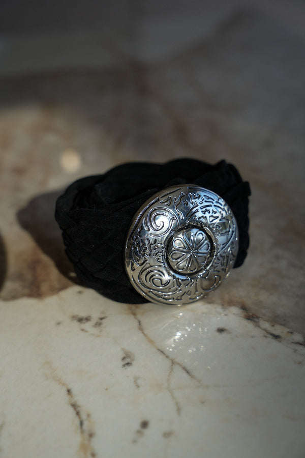 Ceinture Tressée Suzon - Noire