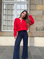 Cárdigan Charlie Rojo