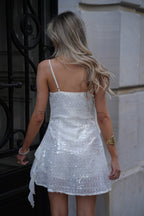 Robe À Sequins Dafné - Crème