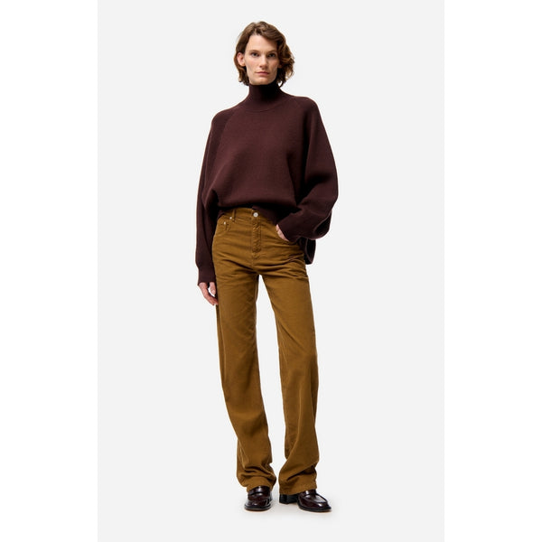 Farel Straight Trousers - Camel