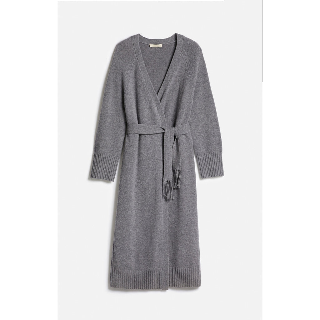 Cardigan Lungo Francine - Grigio Melange