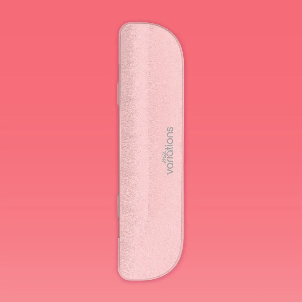 Cepillo rosa + Estuche + Soporte
