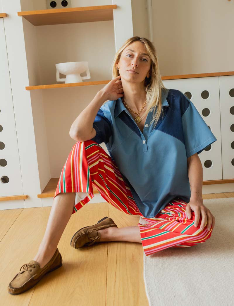 Blå Blus Lisia