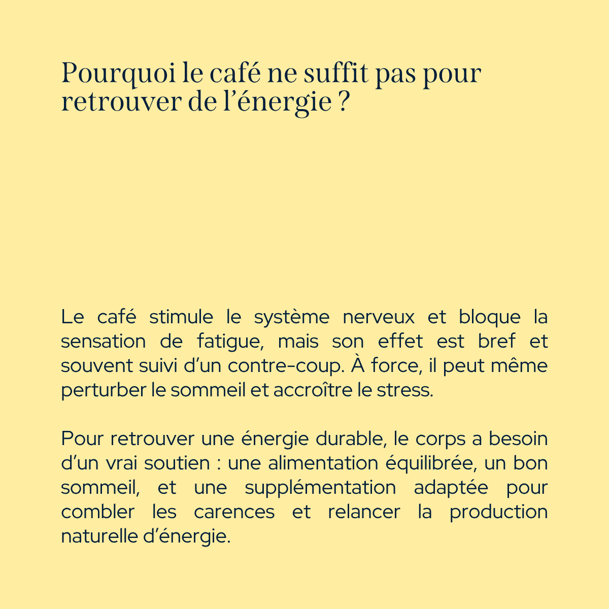 Routine Vitalité