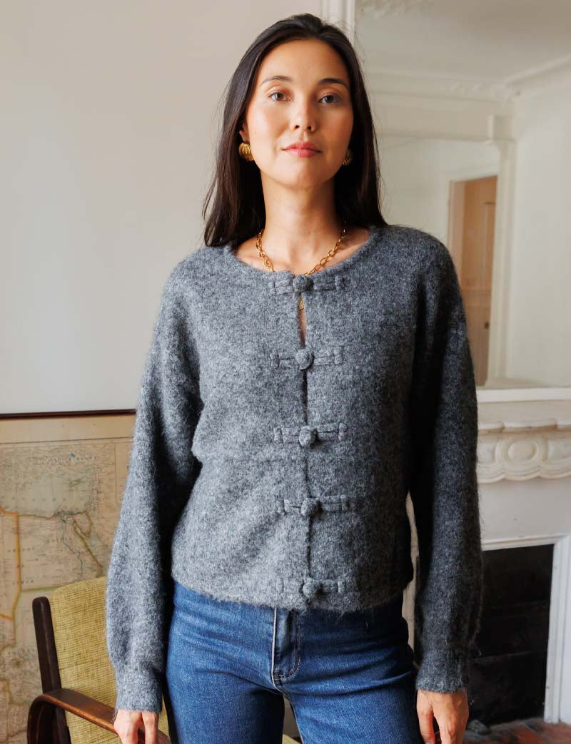 Cardigan Grigio Adam