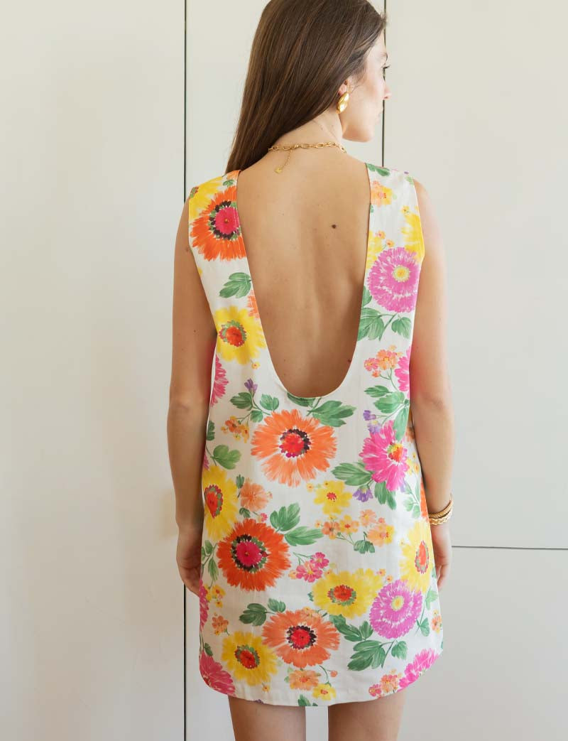 Witte Bloemenjurk Safia