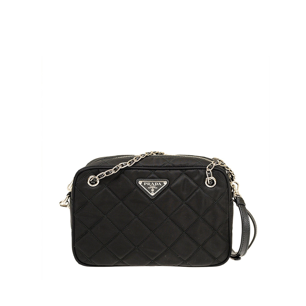 Prada - Bolso De Hombro Medio Acolchado - Mujeres - Negro