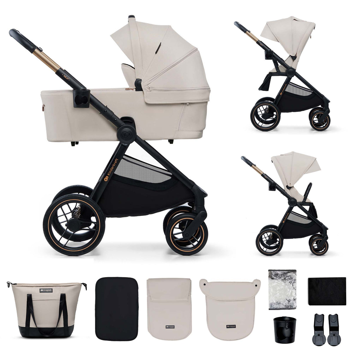 Cochecito Polivalente Nea 2 Beige