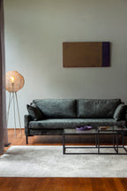 Meezan - Floor Lamp - Iron - Sand Gray