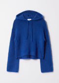 Jumper St Holly Mohairmix Hoodie - Blue - Women