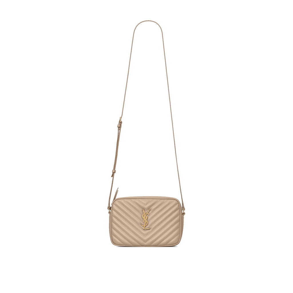 Saint Laurent - Bolso Lou Camera - Mujeres - Beige