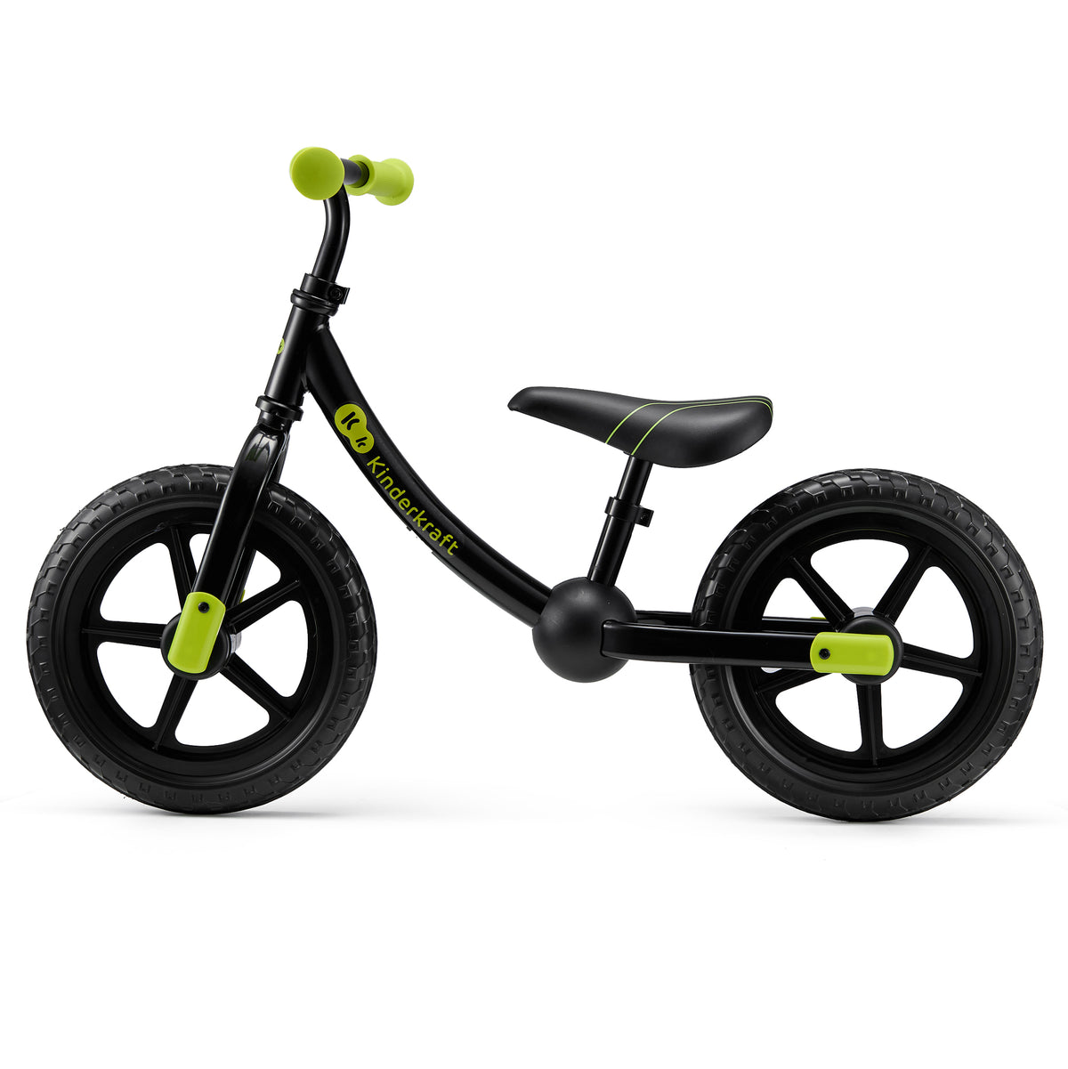 2Way Next Off-Road Balance Bike with Large Wheels, Black